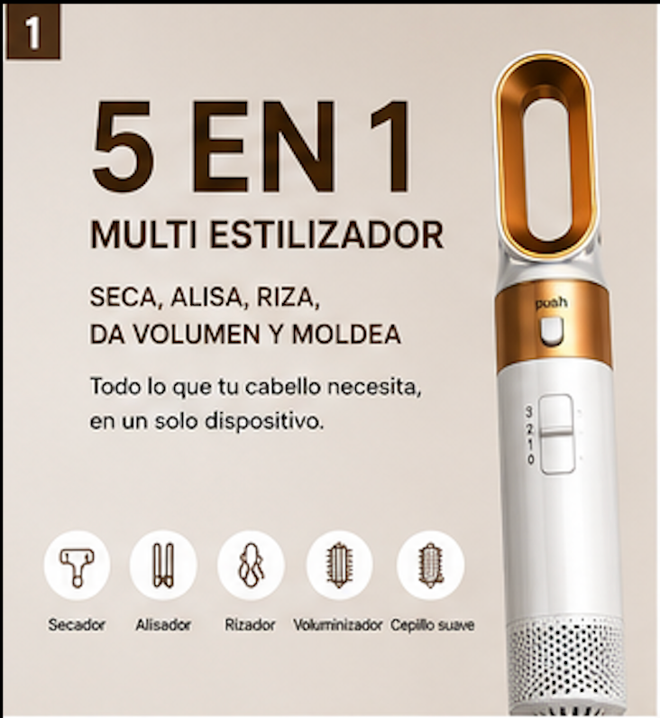 Kit Profesional de Estilizado 5 en 1